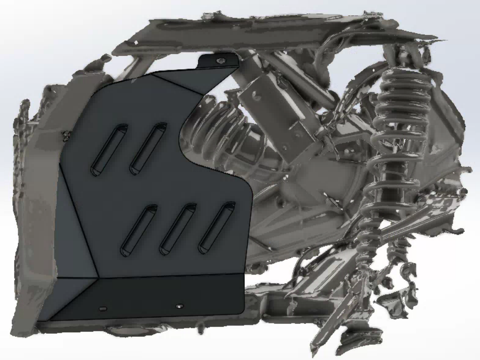 U10 Pro Driver Side Rear Inner Fender